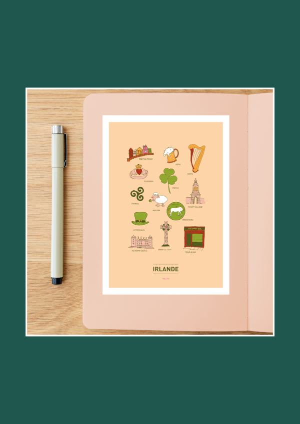 Irlande Affiche A3 A4 Carte postale – Image 3
