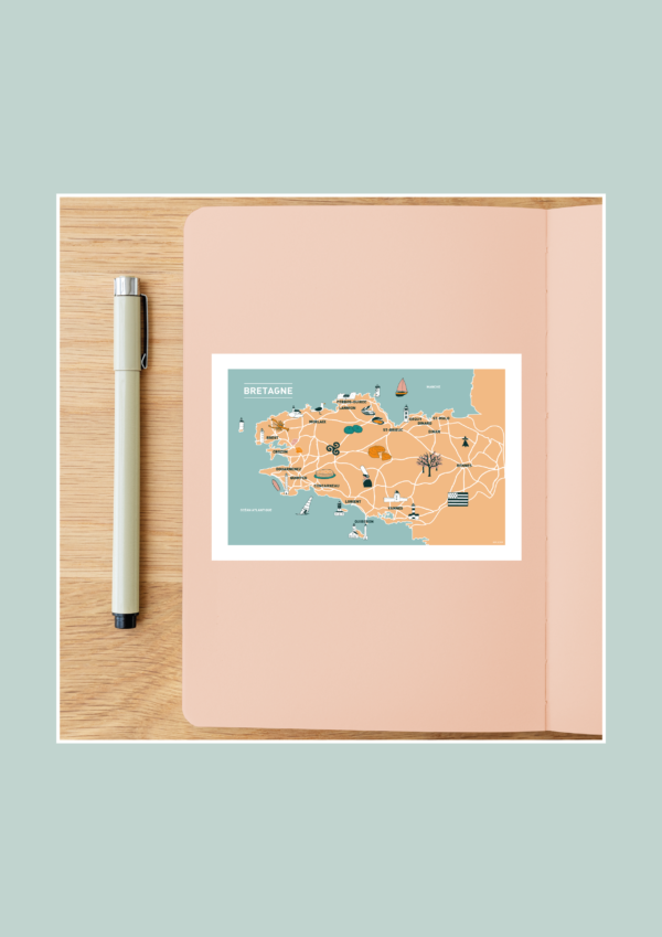Au cœur de la Bretagne Affiche A3 A4 Carte postale – Image 4