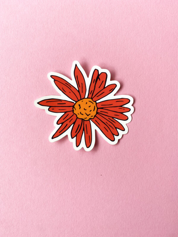 Sticker autocollant motif fleur – Image 6