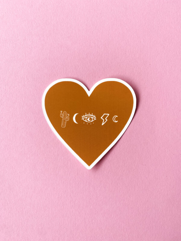 Sticker autocollant motif coeur – Image 6