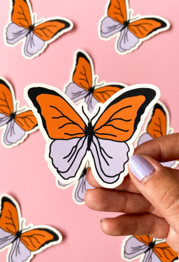 Sticker autocollant motif papillon – Image 2