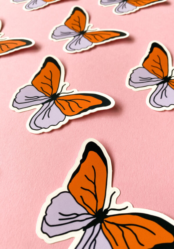Sticker autocollant motif papillon – Image 3
