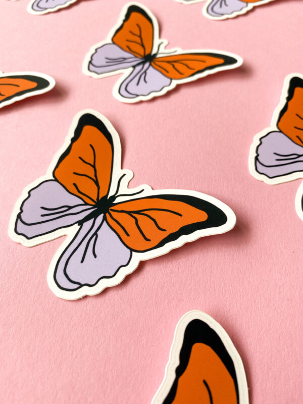 Sticker autocollant motif papillon – Image 4