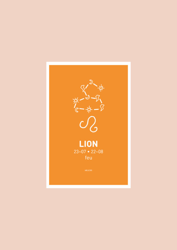 Lion Affiche A3 Carte postale – Image 2