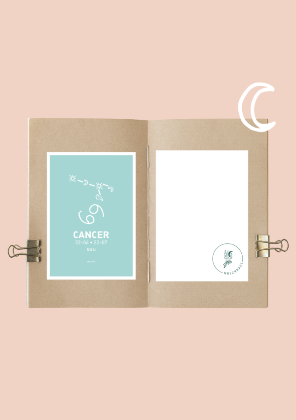 Cancer Affiche A3 Carte postale – Image 4