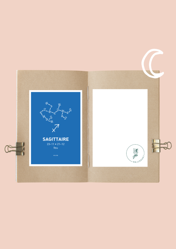 Sagittaire Affiche A3 Carte postale – Image 4