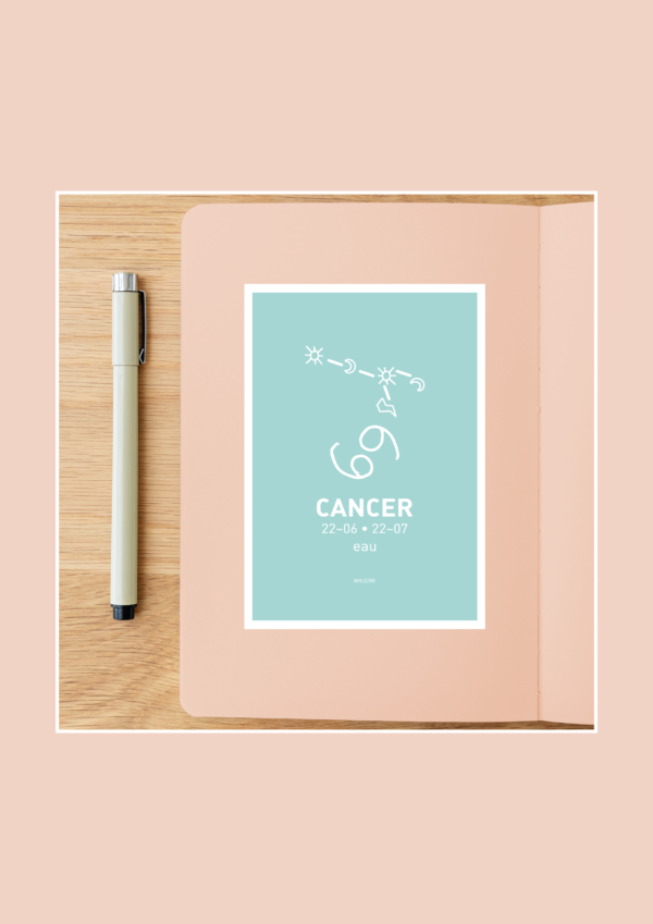 Cancer Affiche A3 Carte postale – Image 5