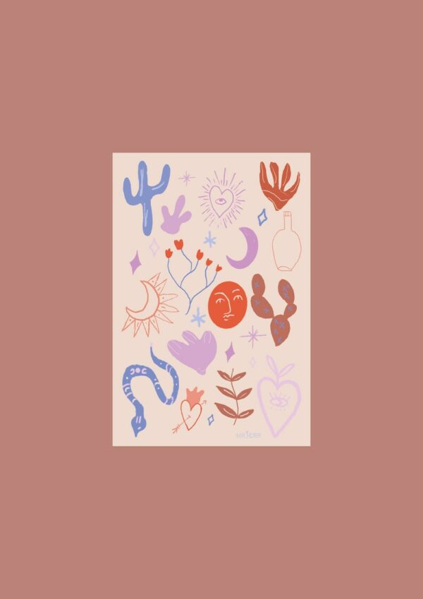 Illustration numero 2 Carte postale – Image 2