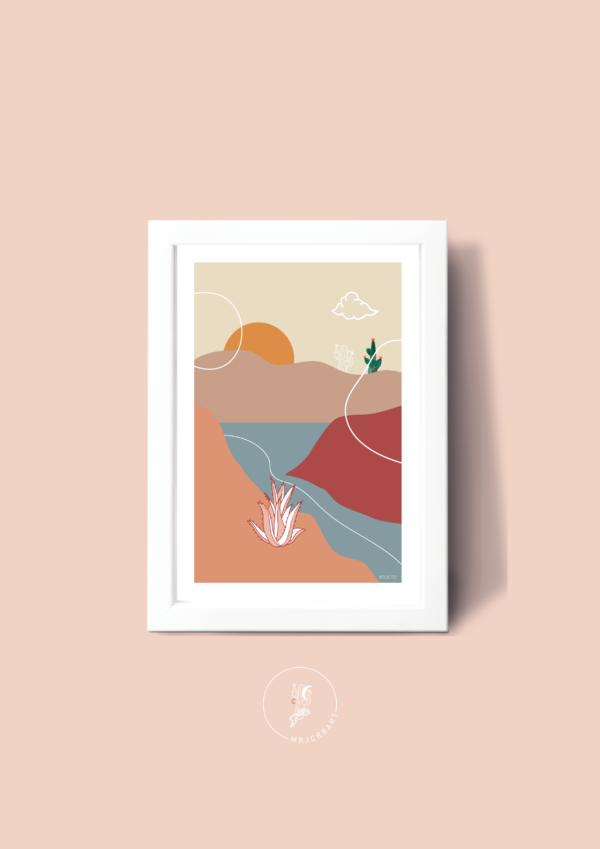 Illustration Otherside A3 A5 Carte postale