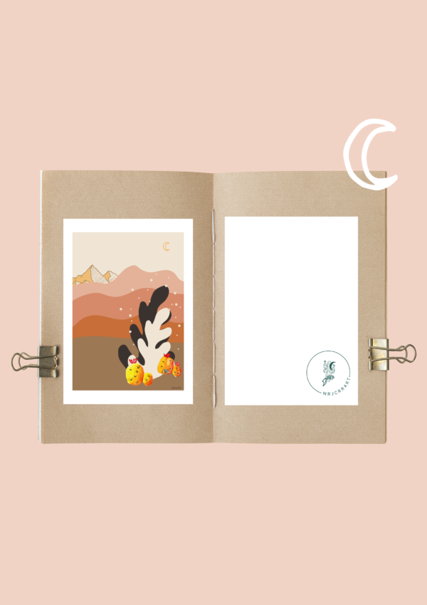 Illustration Californication A3 A5 Carte postale – Image 3
