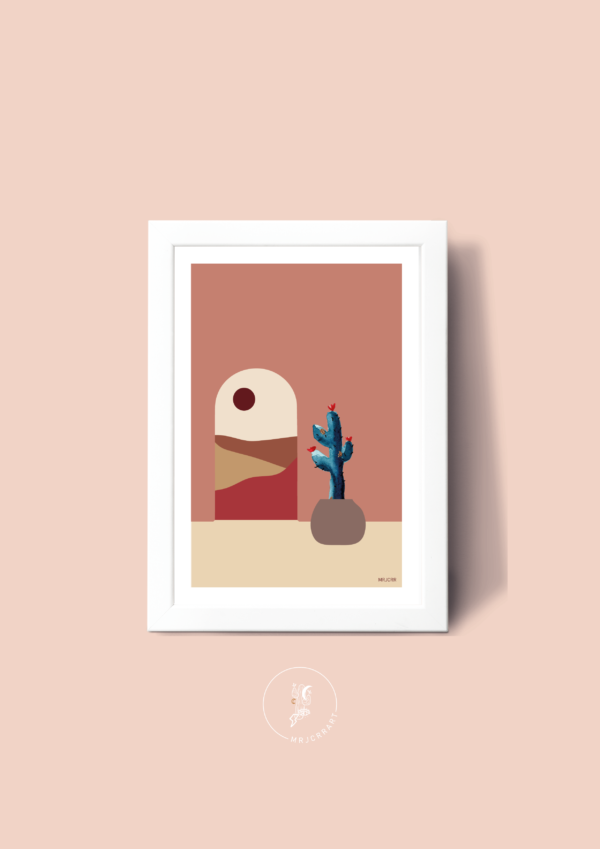 Illustration Love or confusion A3 A5 Carte postale