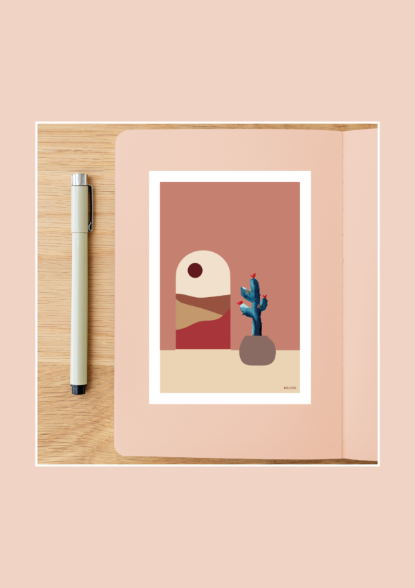 Illustration Love or confusion A3 A5 Carte postale – Image 4