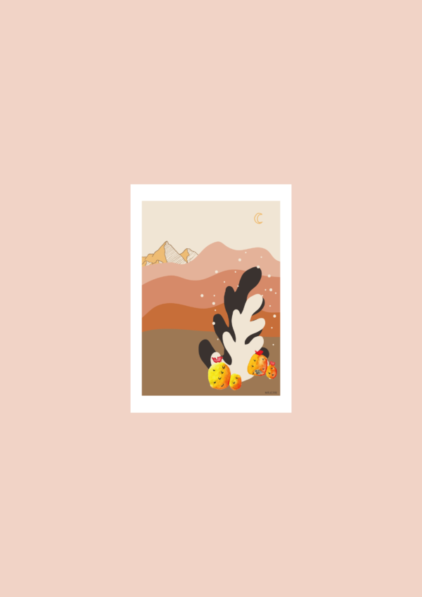 Illustration Californication A3 A5 Carte postale – Image 2