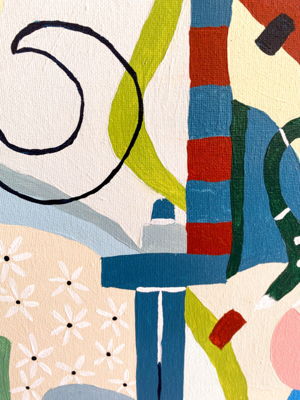 Peinture acrylique sur toile, œuvre originale, modèle unique – Image 5