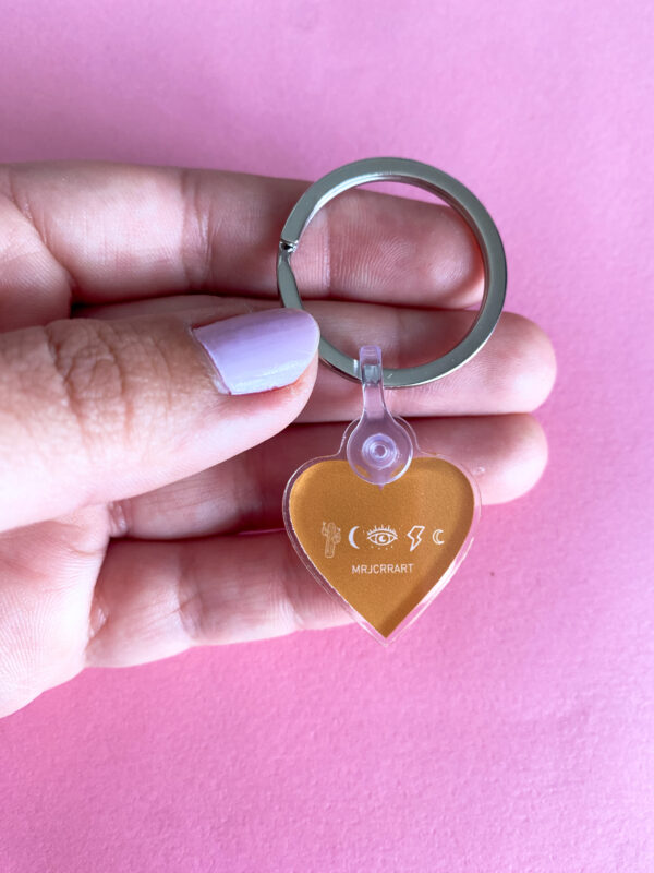 Porte clés cœur – Image 3
