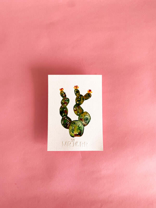 Peinture aquarelle originale Cactus