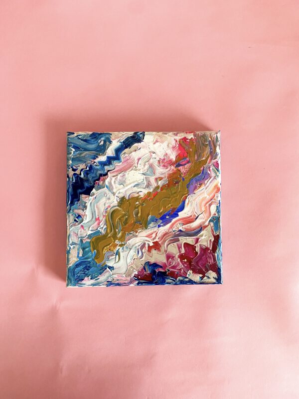 Peinture acrylique sur toile, œuvre originale, modèle unique