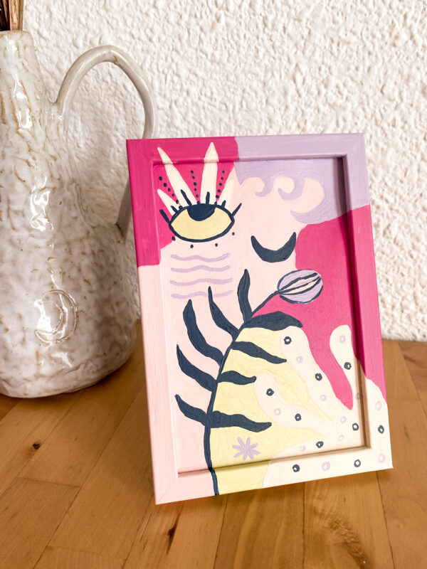 Peinture acrylique sur cadre, œuvre originale, modèle unique – Image 4