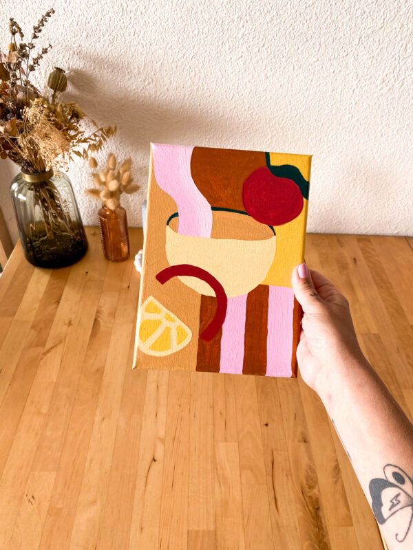 Peinture acrylique sur toile, œuvre originale, modèle unique – Image 5