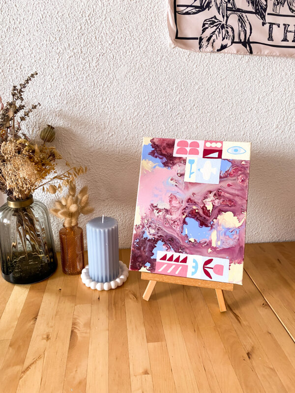 Peinture acrylique sur toile, œuvre originale, modèle unique – Image 6