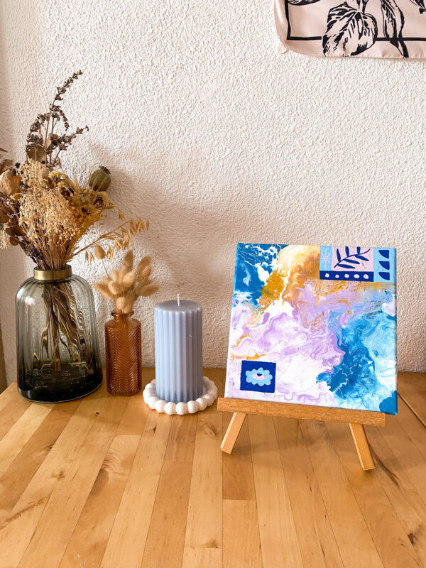 Peinture acrylique sur toile, œuvre originale, modèle unique – Image 4