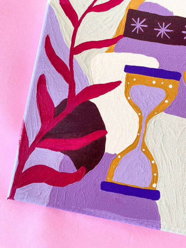 Peinture acrylique sur toile, œuvre originale, modèle unique – Image 4