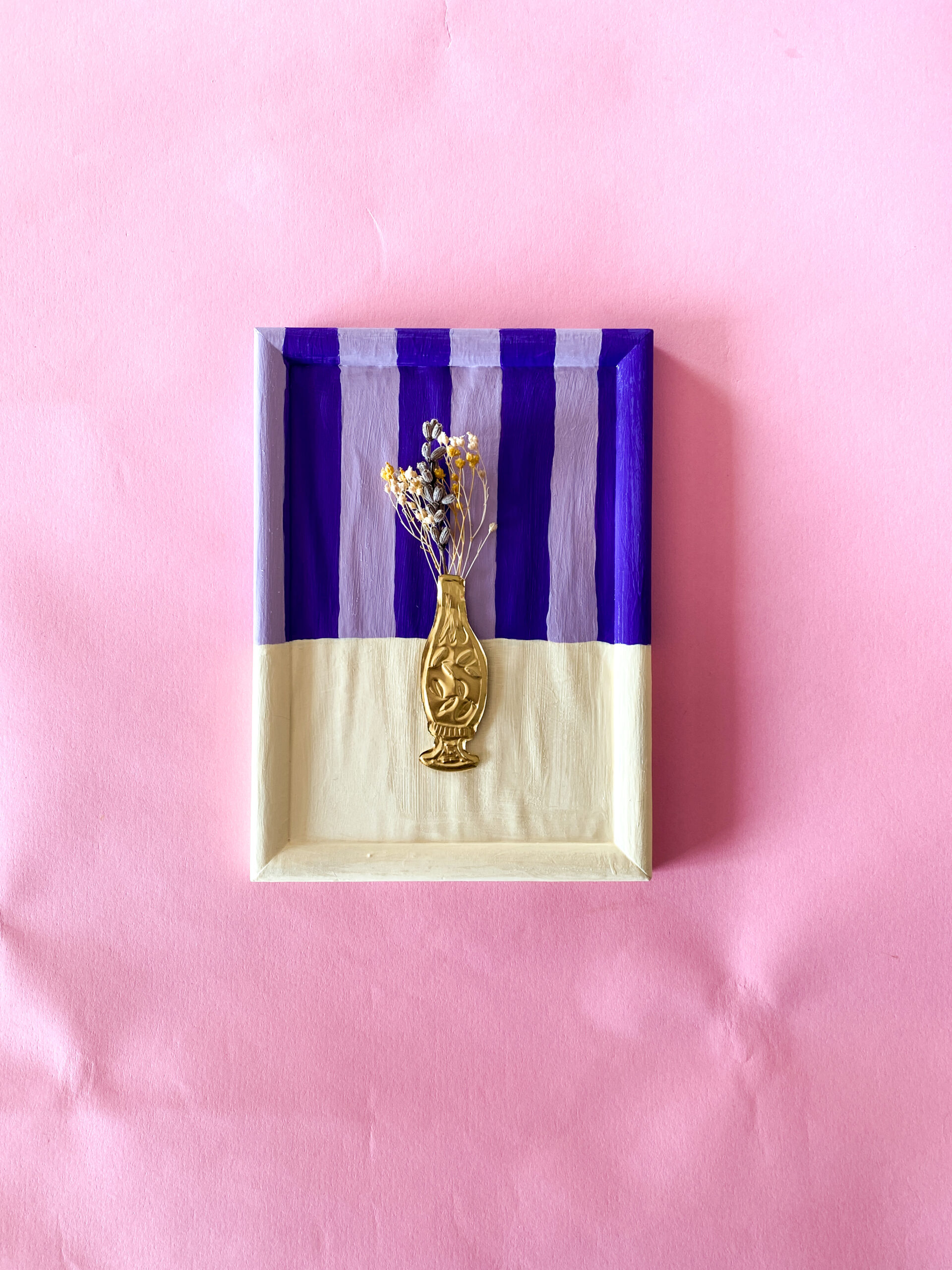 Peinture acrylique sur cadre, œuvre originale, modèle unique