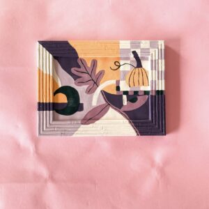 Peinture acrylique sur cadre, œuvre originale, modèle unique