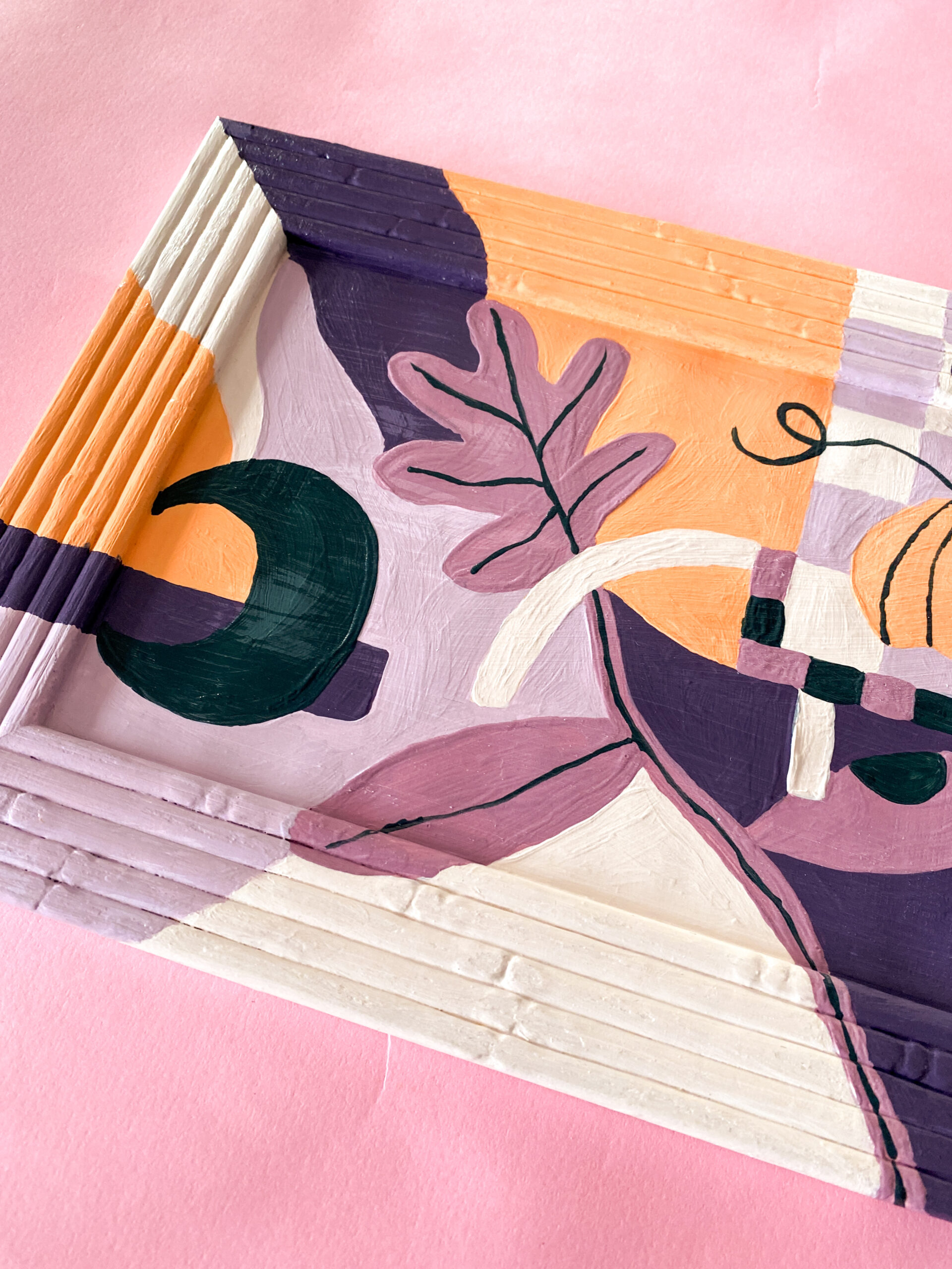 Peinture acrylique sur cadre, œuvre originale, modèle unique – Image 4