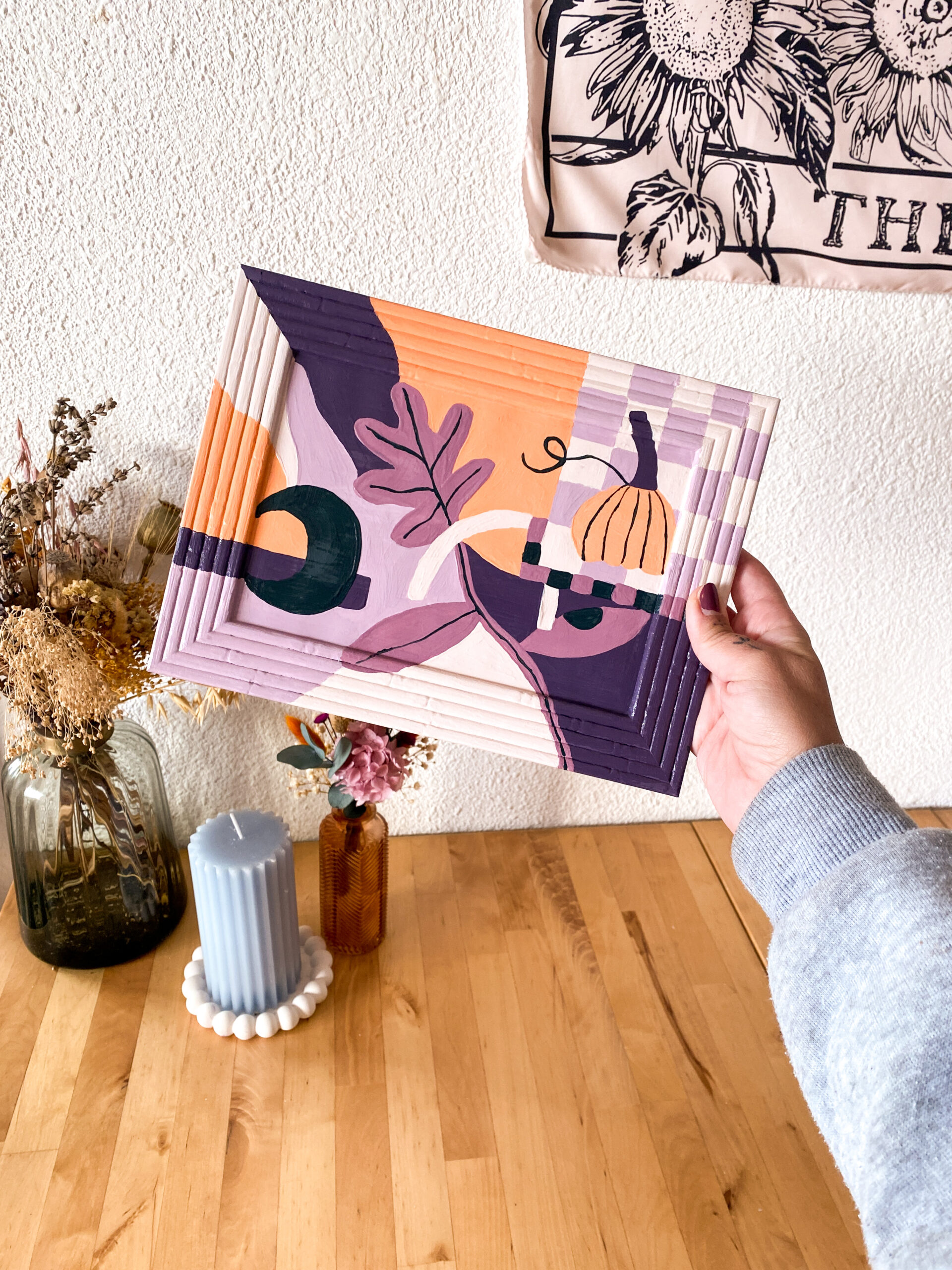 Peinture acrylique sur cadre, œuvre originale, modèle unique – Image 2