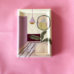 Peinture acrylique sur cadre, œuvre originale, modèle unique