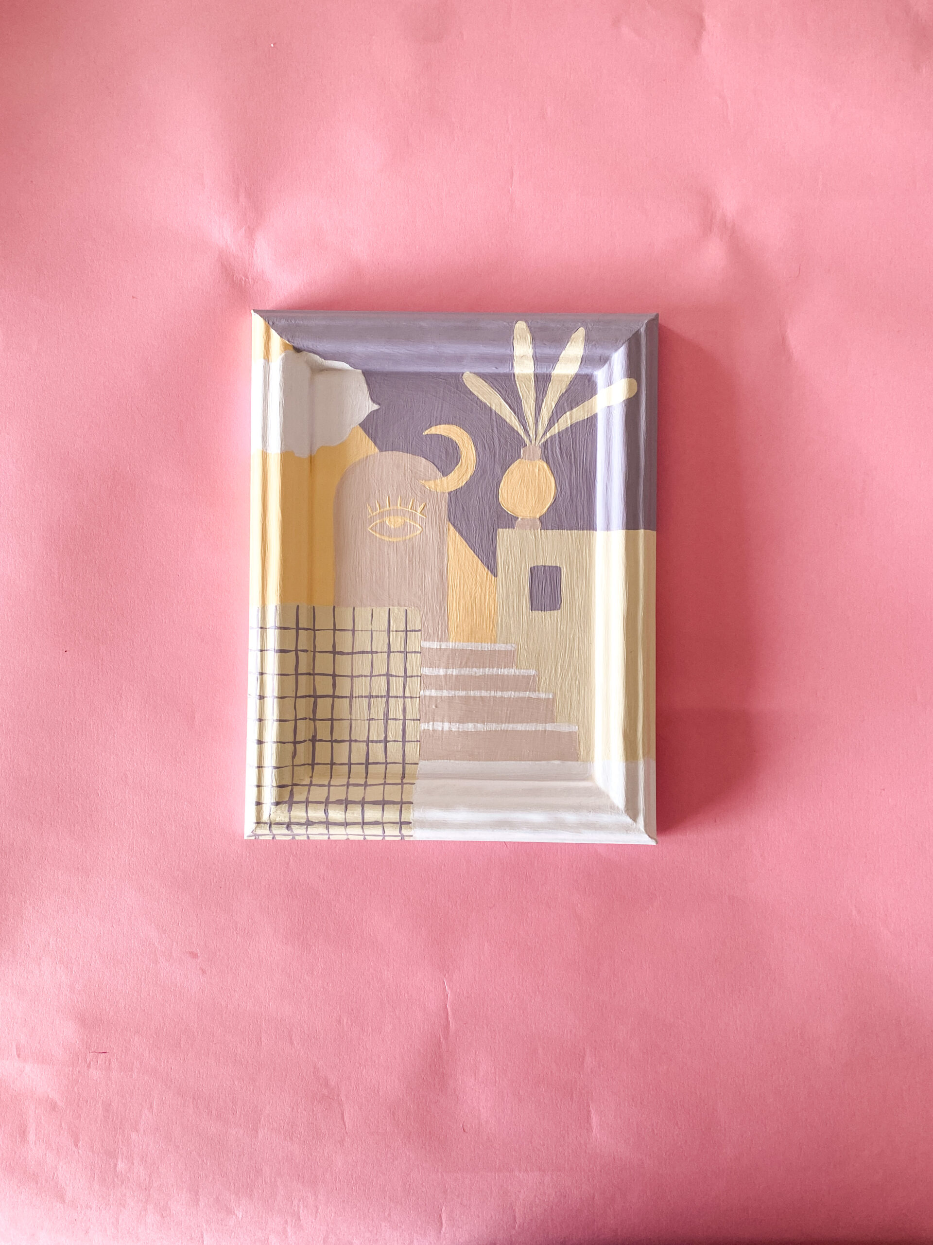 Peinture acrylique sur toile, œuvre originale, modèle unique