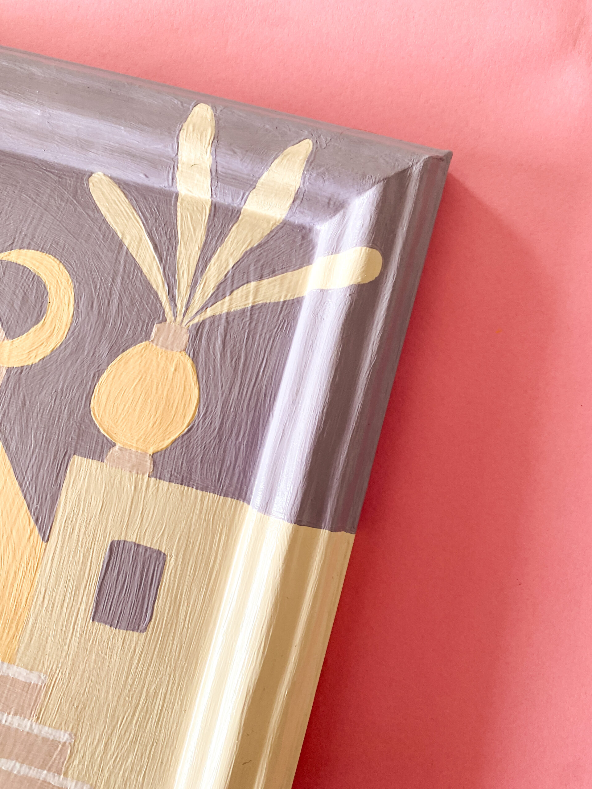 Peinture acrylique sur toile, œuvre originale, modèle unique – Image 3