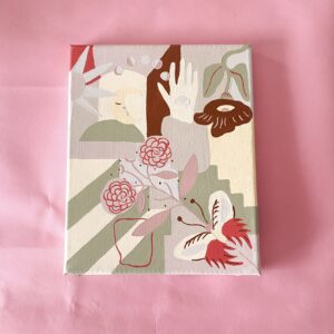 Peinture acrylique sur toile, œuvre originale, modèle unique