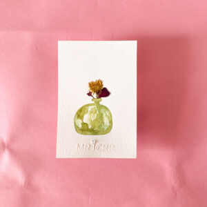Peinture aquarelle originale vase et fleurs A6