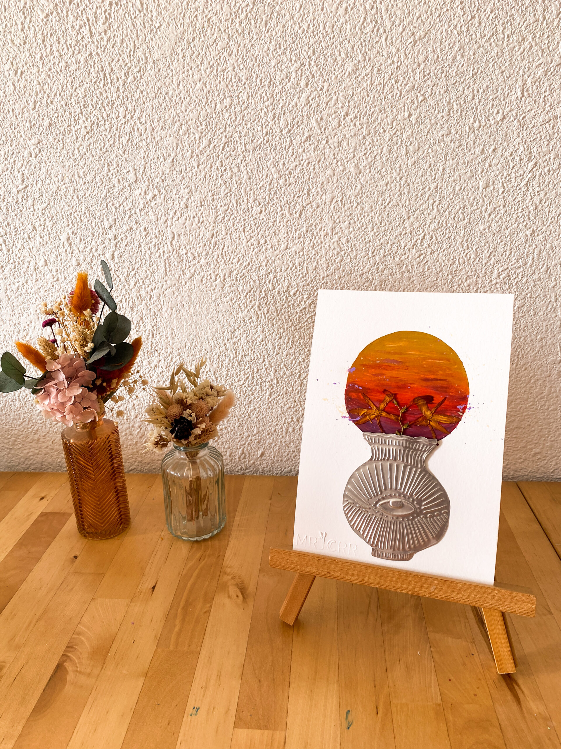 Peinture acrylique sur papier, œuvre originale, modèle unique – Image 4