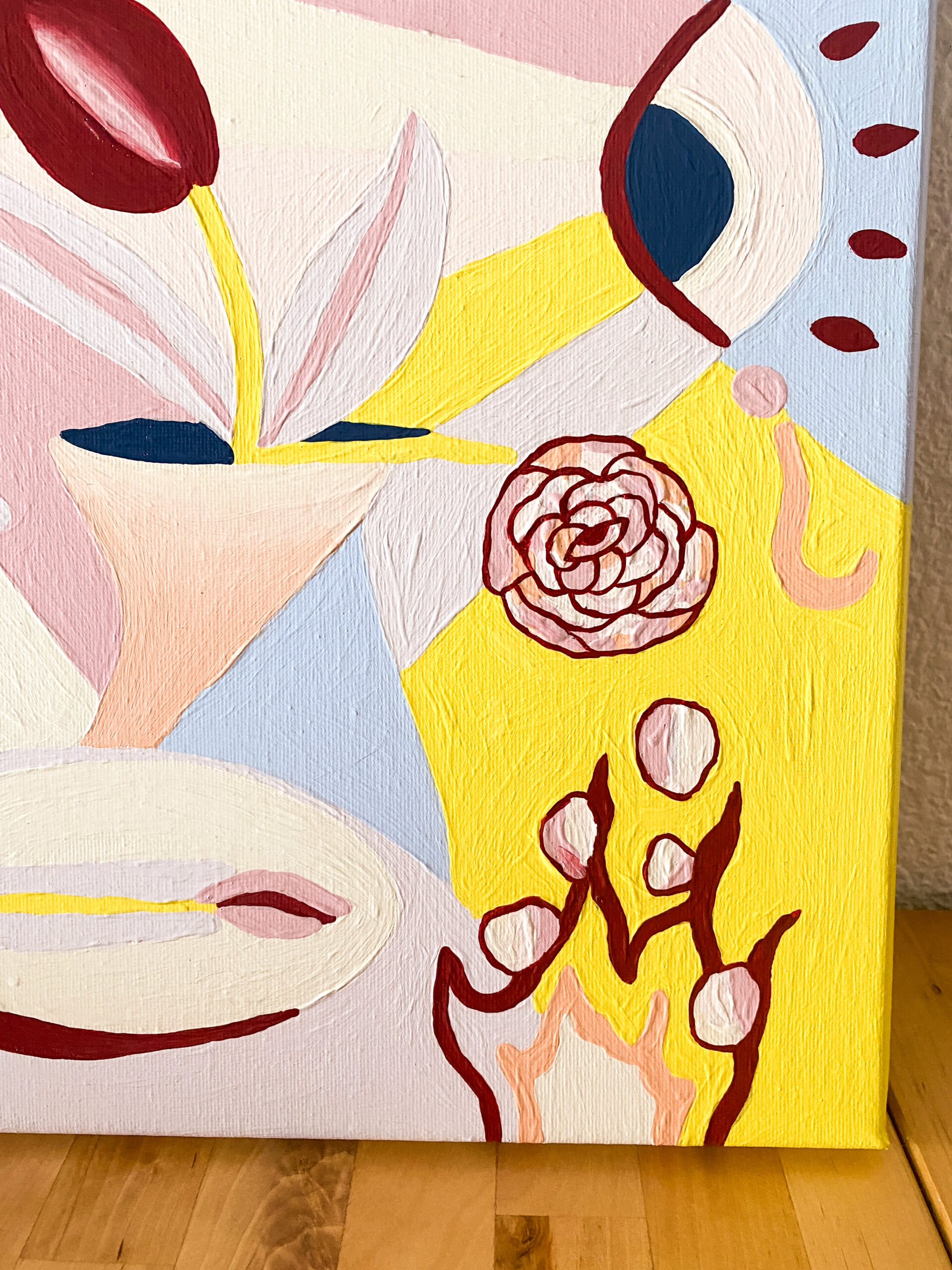 Peinture acrylique sur toile, œuvre originale, modèle unique – Image 5