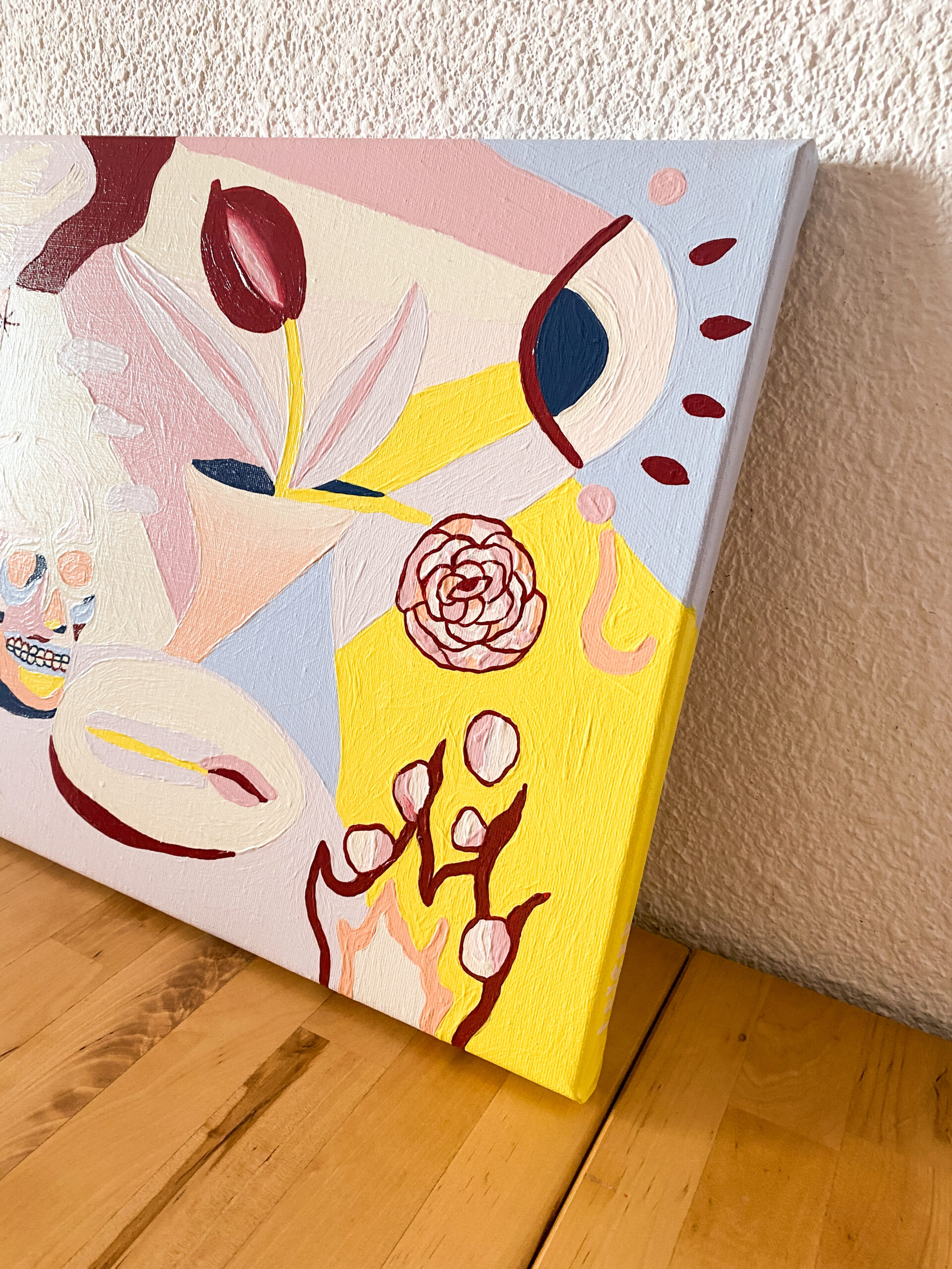 Peinture acrylique sur toile, œuvre originale, modèle unique – Image 2